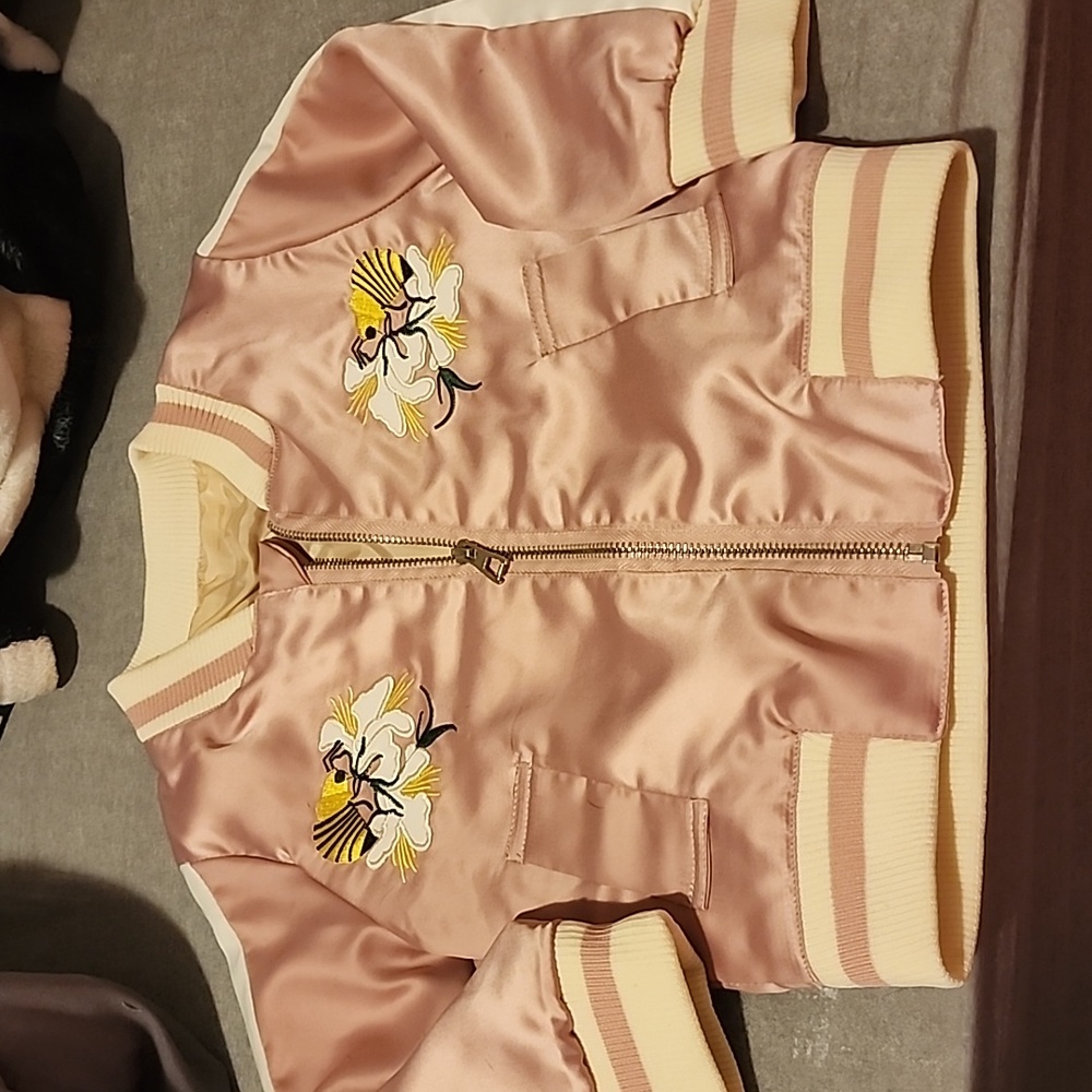 Satin kids jacket